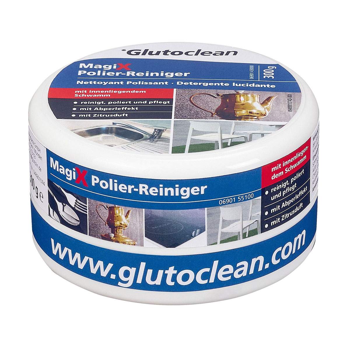 Полірувальний очисник Glutoclean Magic X, 300 г